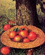 Prentice, Levi Wells Apples, Hat, and Tree France oil painting reproduction